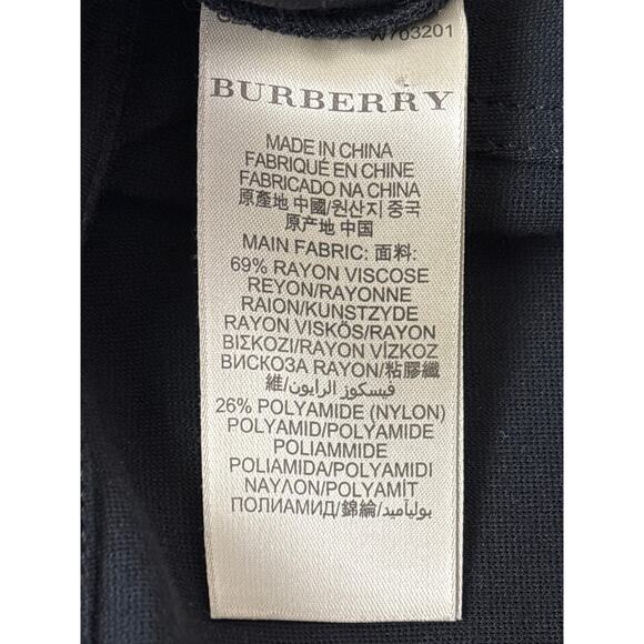 Burberry Brit Womens Large Black Knit Riding Zip Skinny Leggings Designer - Picture 6 of 7